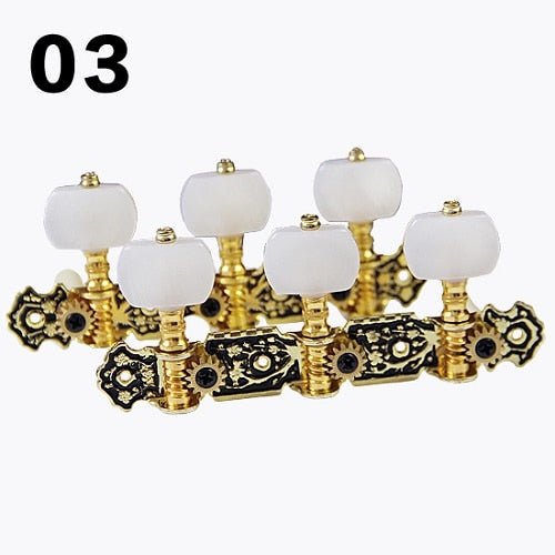 MUKU Acoustic Classical Folk Guitar Machine Heads Tuning Pegs (Long) 3+3/set Six Types