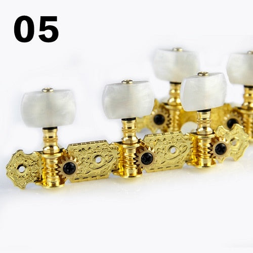 MUKU Acoustic Classical Folk Guitar Machine Heads Tuning Pegs (Long) 3+3/set Six Types