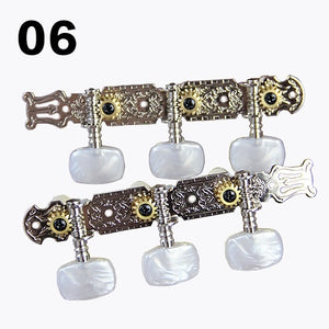 MUKU Acoustic Classical Folk Guitar Machine Heads Tuning Pegs (Long) 3+3/set Six Types