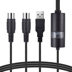 Midi Keyboard to PC Cable Converter